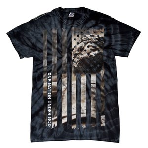 One Nation Under God American Jesus Flag Tie-Dye T-Shirt