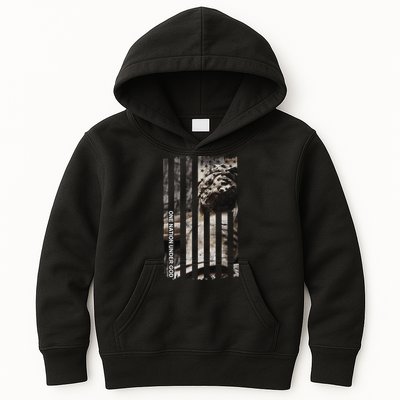 One Nation Under God American Jesus Flag Kids Hoodie