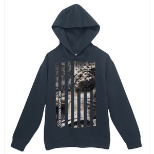 One Nation Under God American Jesus Flag Urban Pullover Hoodie