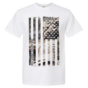 One Nation Under God American Jesus Flag Garment-Dyed Heavyweight T-Shirt