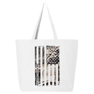 One Nation Under God American Jesus Flag 25L Jumbo Tote