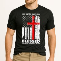 One Nation Under God Blessed Cooling Performance Crew T-Shirt