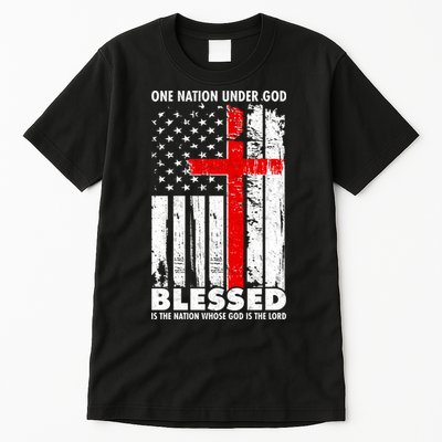 One Nation Under God Blessed Tall T-Shirt