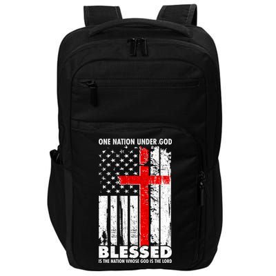 One Nation Under God Blessed Impact Tech Backpack