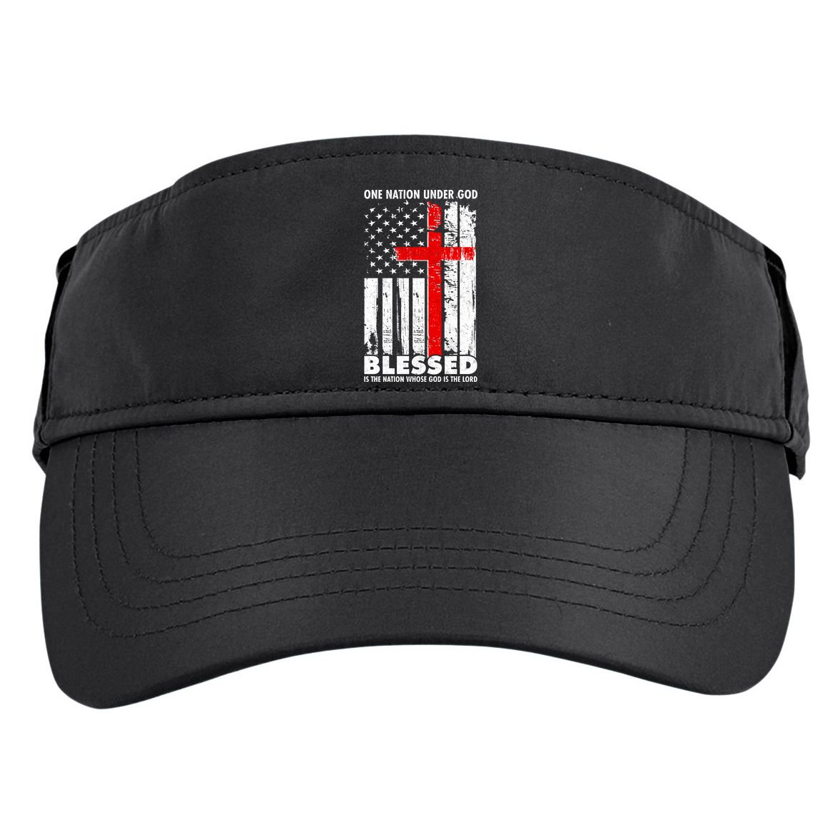 One Nation Under God Blessed Adult Drive Performance Visor