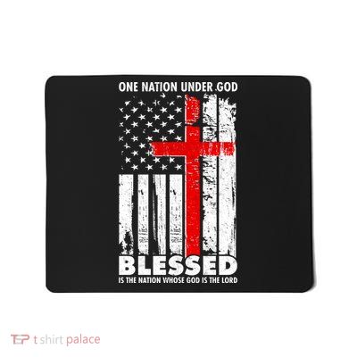 One Nation Under God Blessed Mousepad