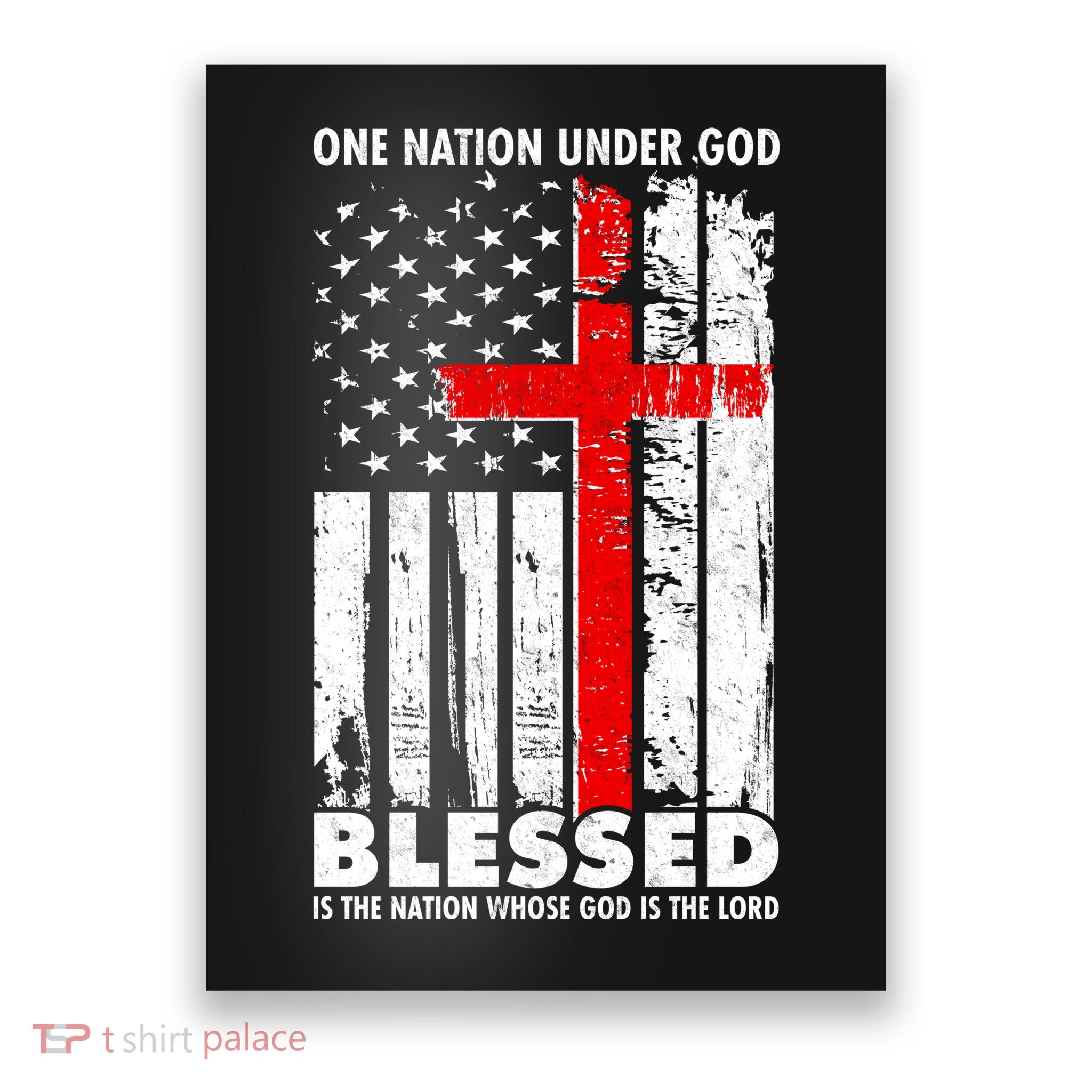 One Nation Under God Blessed Poster
