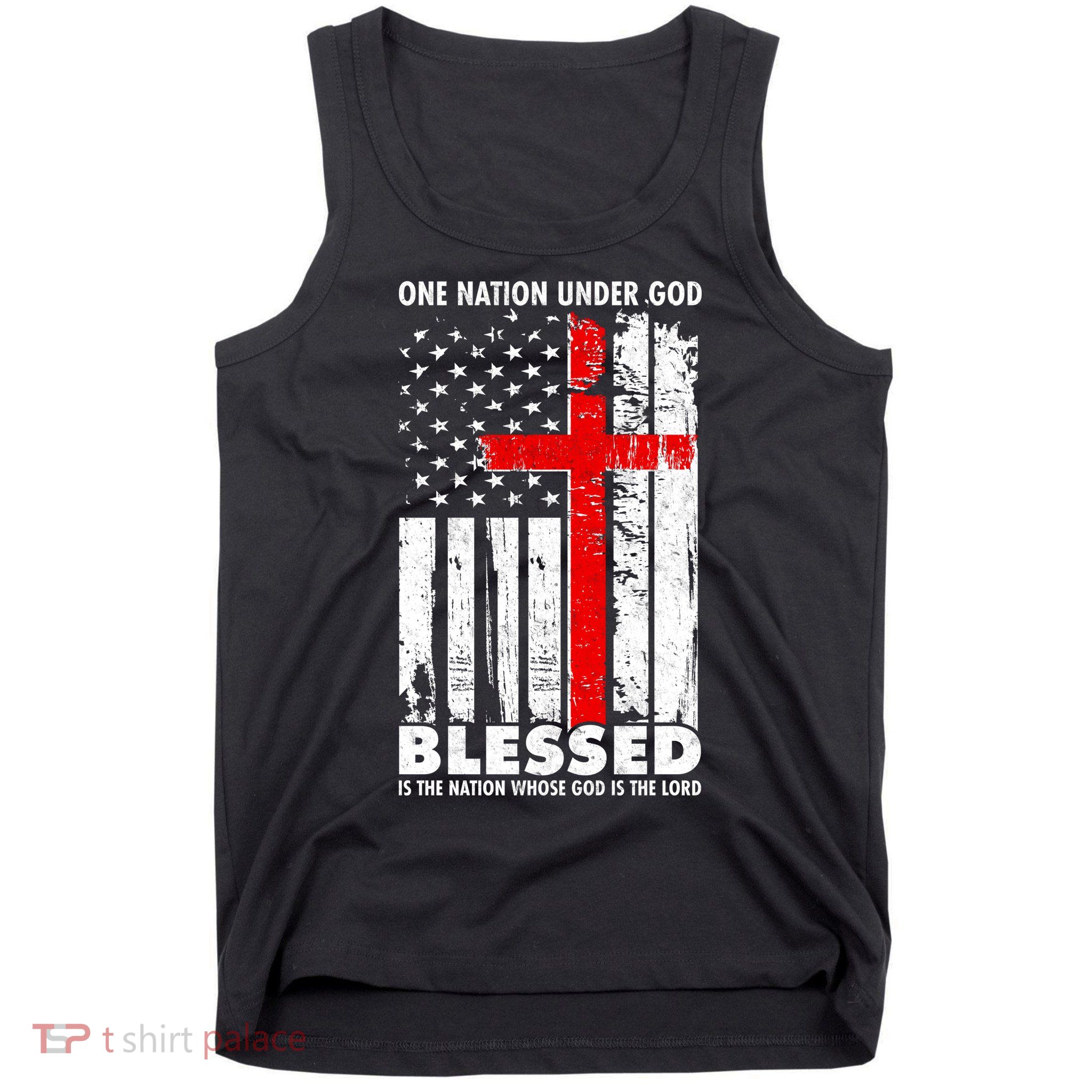 One Nation Under God Blessed Tank Top