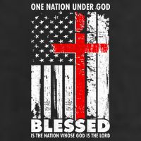 One Nation Under God Blessed Golf Towel