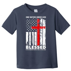 One Nation Under God Blessed Toddler T-Shirt