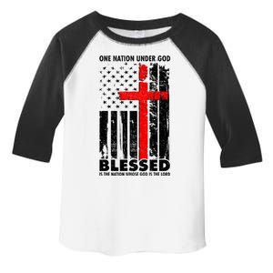 One Nation Under God Blessed Toddler Fine Jersey T-Shirt