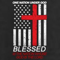One Nation Under God Blessed Is The Nation Whose God Is The Lord Cool Comfort Performance Bucket Hat