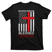 One Nation Under God Blessed Is The Nation Whose God Is The Lord T-Shirt