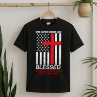 One Nation Under God Blessed Is The Nation Whose God Is The Lord T-Shirt