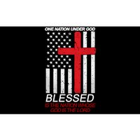 One Nation Under God Blessed Is The Nation Whose God Is The Lord Bumper Sticker