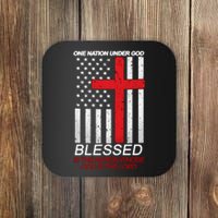 One Nation Under God Blessed Is The Nation Whose God Is The Lord Coaster