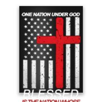 One Nation Under God Blessed Is The Nation Whose God Is The Lord Poster