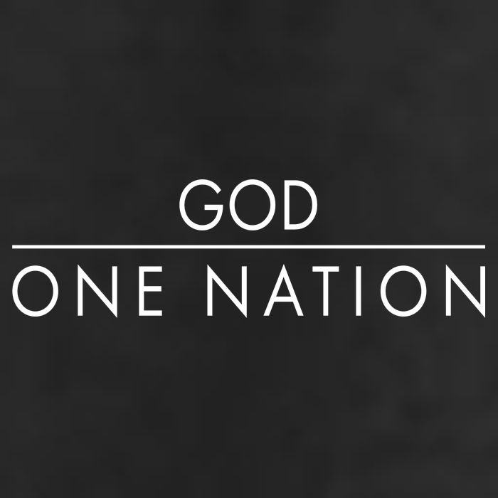 One Nation Under God Christianity Faith 7 Panel Mesh Trucker Snapback Hat