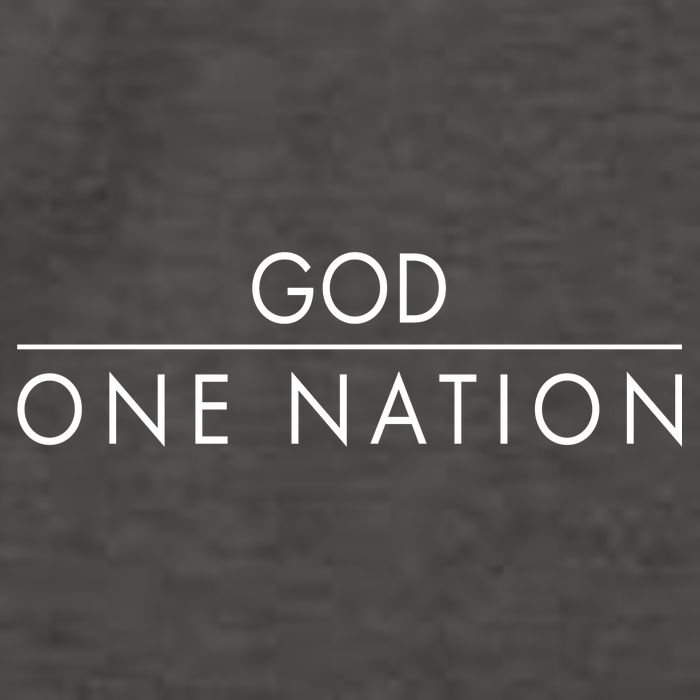 One Nation Under God Christianity Faith Vector Backpack