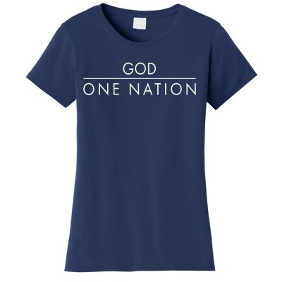 One Nation Under God Christianity Faith Women's T-Shirt