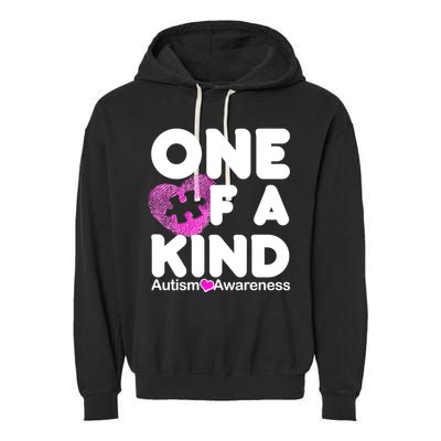 One of a Kind - Autism Awareness Garment-Dyed Fleece Hoodie
