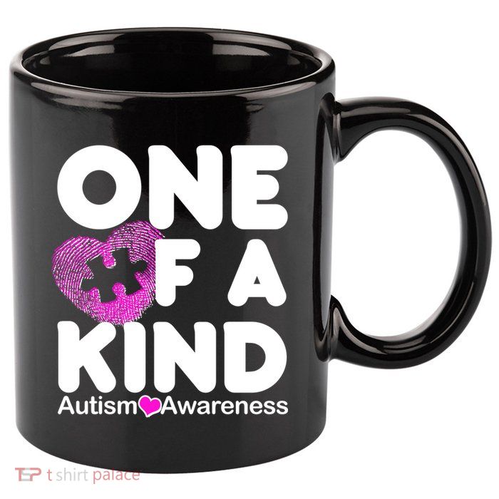 One of a Kind - Autism Awareness 11oz C Handle Ceramic Mug