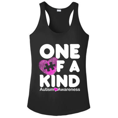 One of a Kind - Autism Awareness Ladies PosiCharge Competitor Racerback Tank