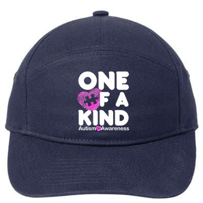 One of a Kind - Autism Awareness 7-Panel Snapback Hat