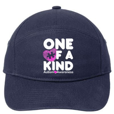 One of a Kind - Autism Awareness 7-Panel Snapback Hat