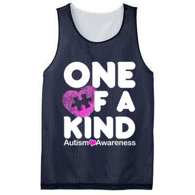 One of a Kind - Autism Awareness Mesh Reversible Basketball Jersey Tank