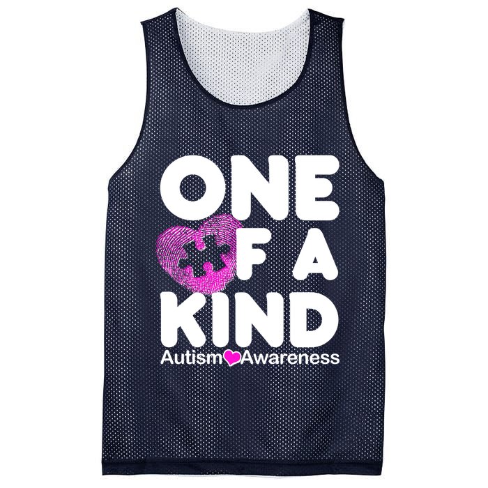 One of a Kind - Autism Awareness Mesh Reversible Basketball Jersey Tank