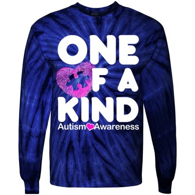 One of a Kind - Autism Awareness Tie-Dye Long Sleeve Shirt