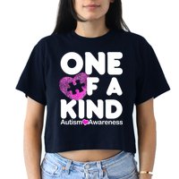 One of a Kind - Autism Awareness Crop Top