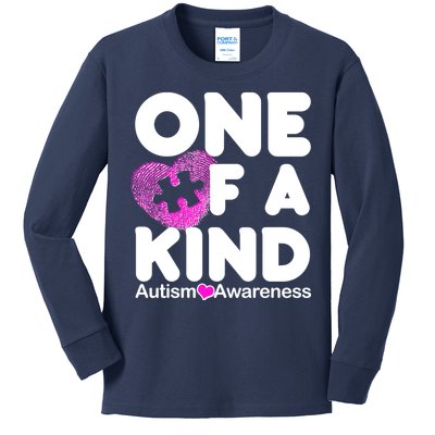 One of a Kind - Autism Awareness Kids Long Sleeve Shirt