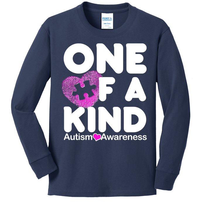 One of a Kind - Autism Awareness Kids Long Sleeve Shirt