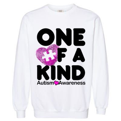 One of a Kind - Autism Awareness Garment-Dyed Sweatshirt