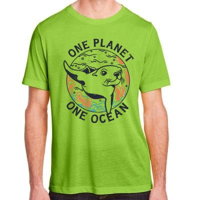 One Planet One Ocean Seal Adult ChromaSoft Performance T-Shirt