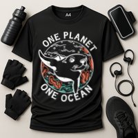 One Planet One Ocean Seal Cooling Performance Crew T-Shirt