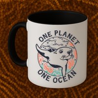 One Planet One Ocean Seal Mug