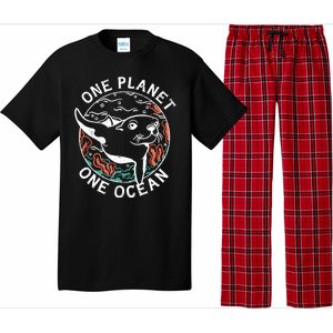 One Planet One Ocean Seal Pajama Set