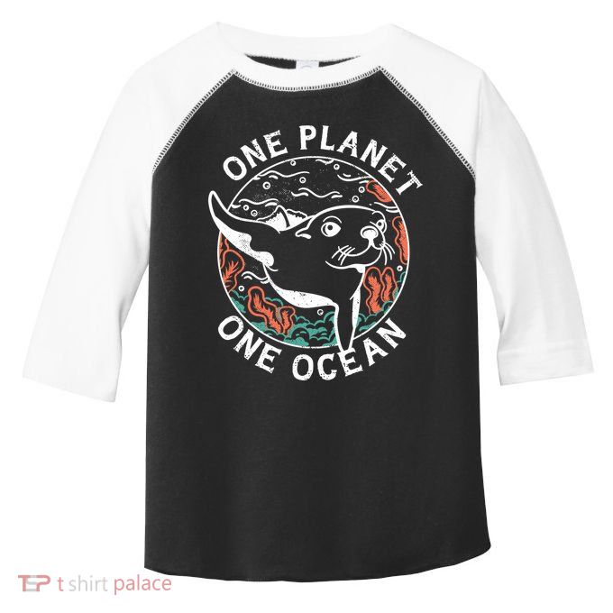 One Planet One Ocean Seal Toddler Fine Jersey T-Shirt