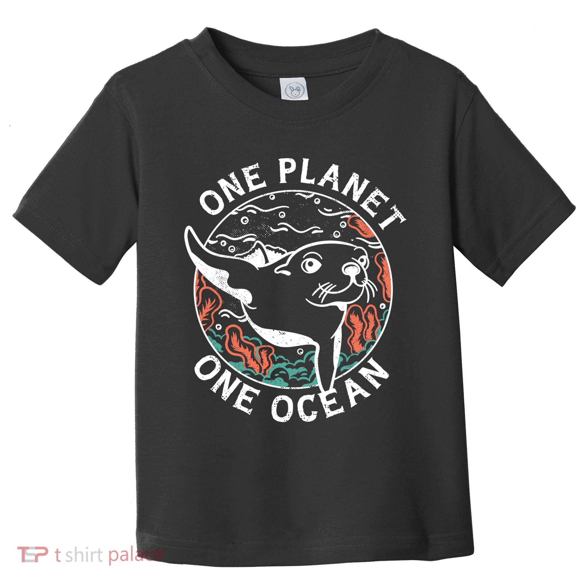 One Planet One Ocean Seal Toddler T-Shirt