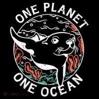 One Planet One Ocean Seal Kids Hoodie