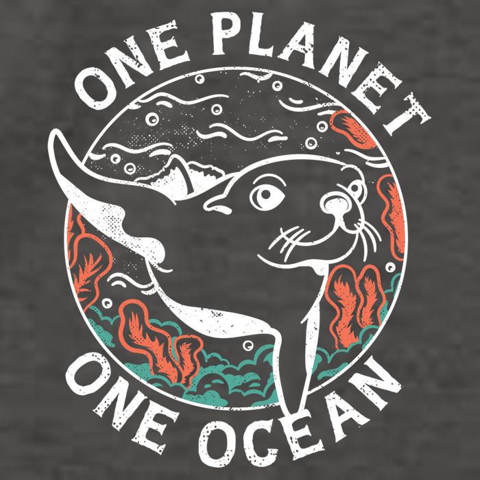 One Planet One Ocean Seal Vector Backpack