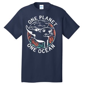 One Planet One Ocean Seal Tall T-Shirt