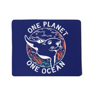 One Planet One Ocean Seal Mousepad