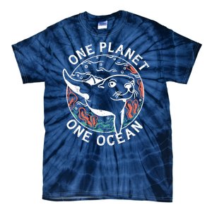 One Planet One Ocean Seal Tie-Dye T-Shirt