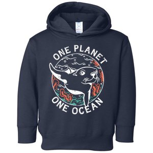 One Planet One Ocean Seal Toddler Hoodie