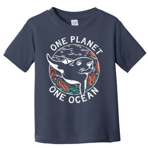 One Planet One Ocean Seal Toddler T-Shirt