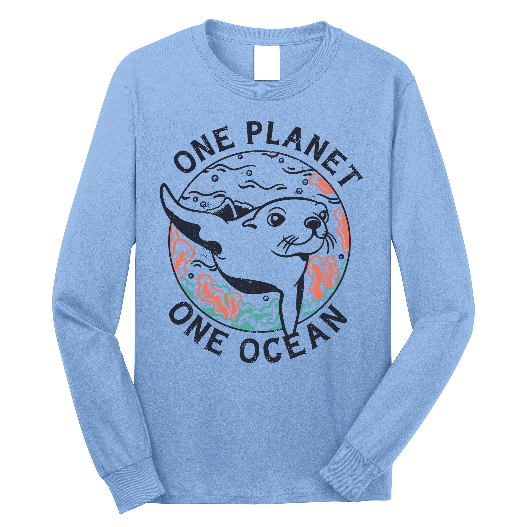 One Planet One Ocean Seal Long Sleeve Shirt